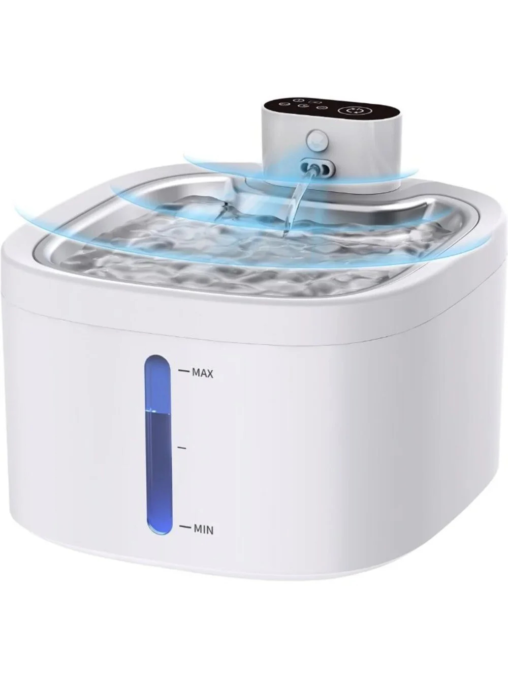 Wireless Cat Water Fountain - 3.5L Battery Operated, Motion Sensor, Quiet
